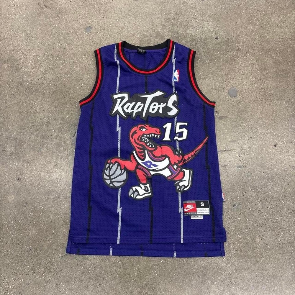 Toronto Raptors Nike Vince Carter Purple 2000s Jersey Size small